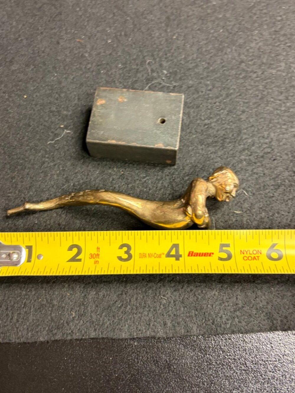 Vintage Brass Balancing Monkey/Genie Figurine Kinetic Desk Sculpture - Picture 4 of 5